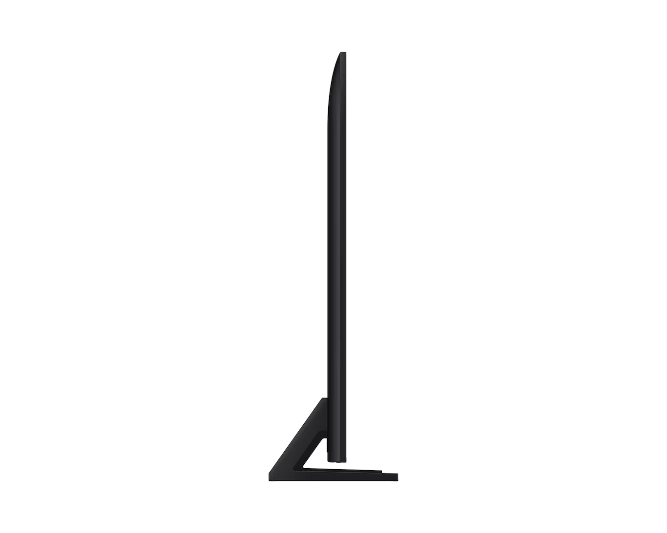 Black stand on a white background