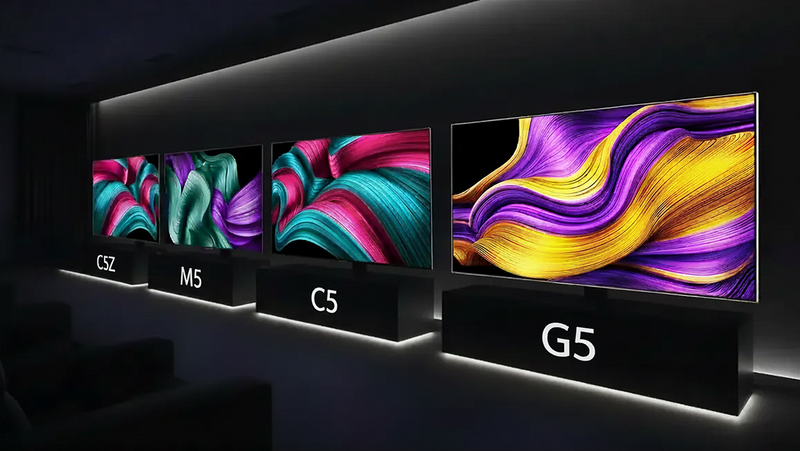LG OLED G5 ติดผนังแบบ gallery wall