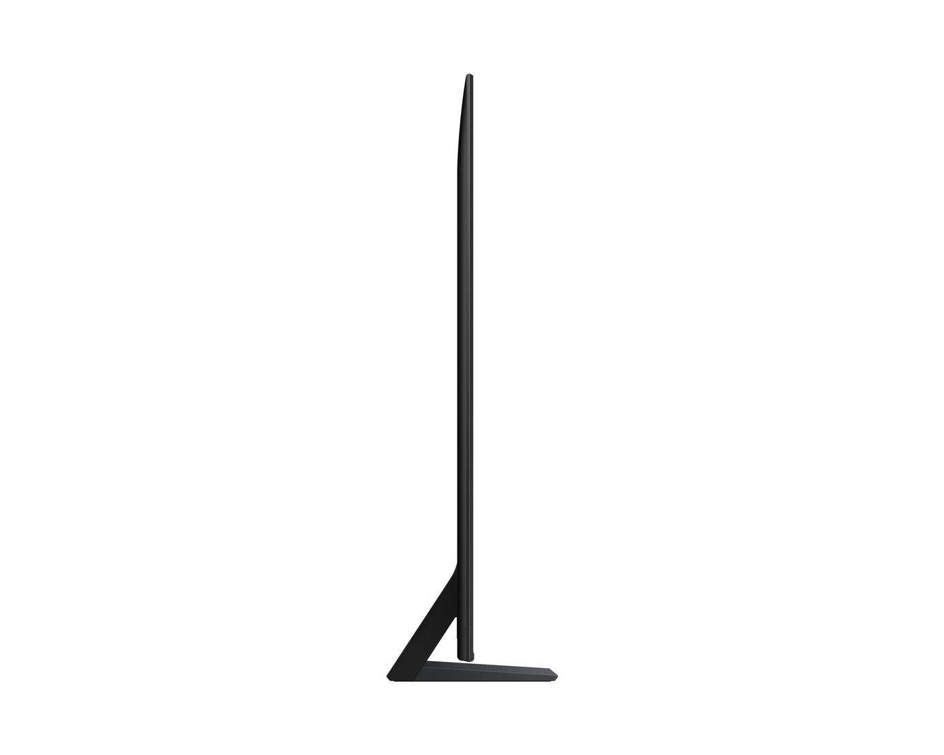 Black stand on a white background