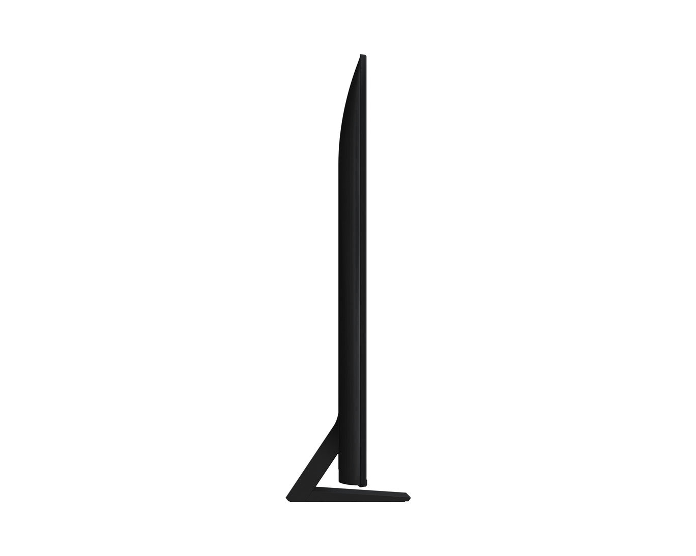 Black stand on a white background