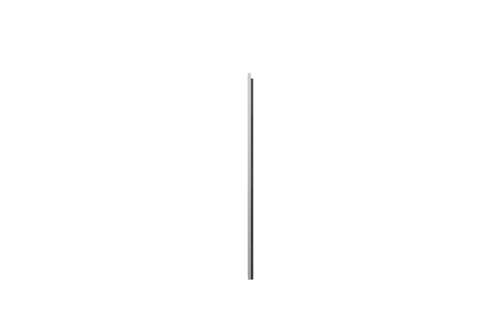 Black vertical line on a white background